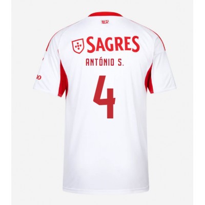 Moški Nogometni dresi Benfica Antonio Silva #4 Tretji 2025-26 Kratek Rokav Moški Nogometni dresi Benfica Antonio Silva #4 Tretji 2025-26 Kratek Rokav
